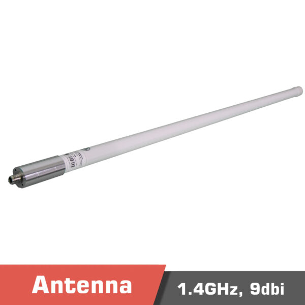 MFA 14G9DT5 - MFA-14G9D,omnidirectional antenna,Wireless LAN,SCADA,LPWAN/IoT/M2M,Wireless Video Links,1.4GHz,1.4GHz band applications,ISM band,long-range data link,long-range antenna,long-range video link,telemetry,unmanned aerial vehicle,panel antenna,automatic antenna tracker,AAT,fiberglass antenna mast,9dBi Omnidirectional Antenna - MotioNew - 3