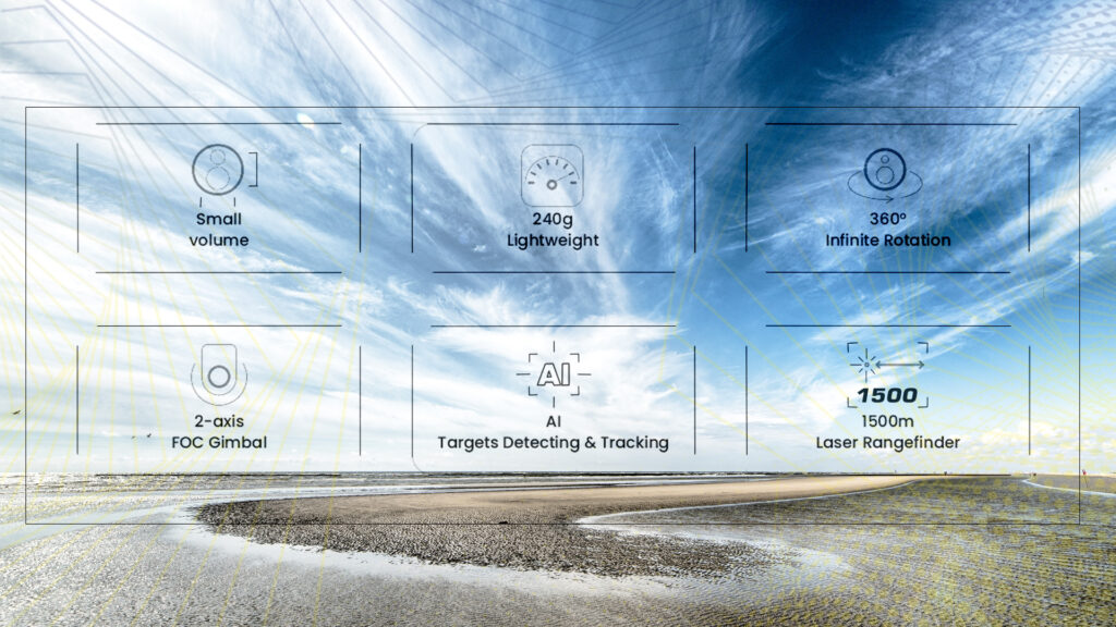 Specifications of u8l gimbal camera
