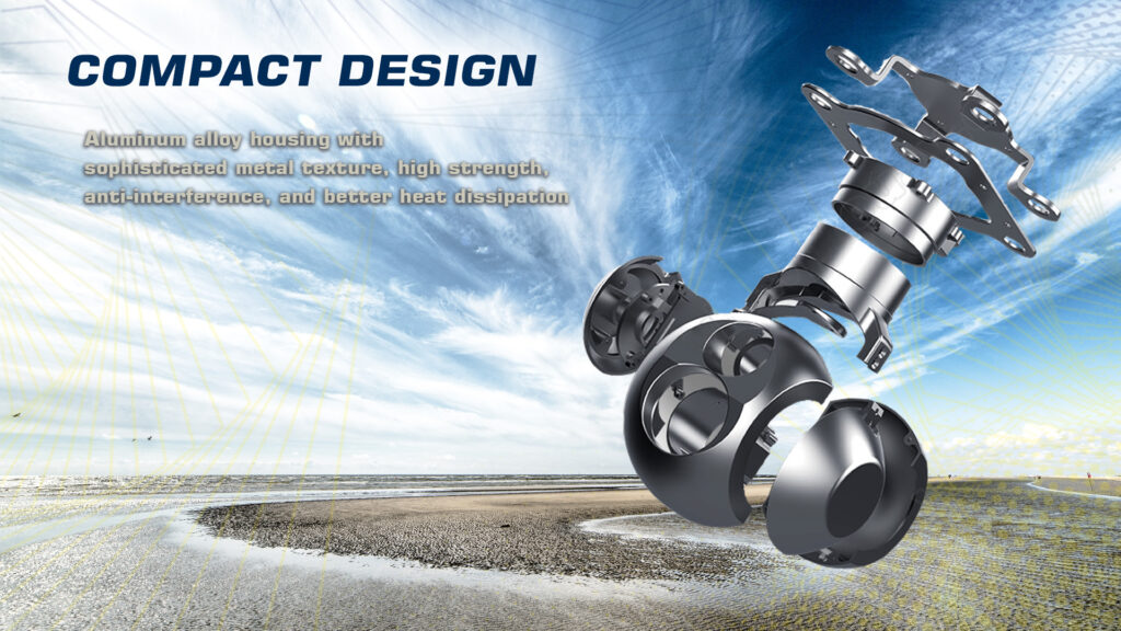 Compact design of u8l gimbal camera
