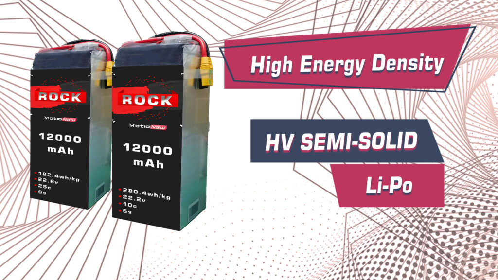 Rock hv battery 6s 12000mah high energy density