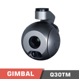 Q30TM gimbal camera, 30x opticla zoom, Object GPS Coordinate Resolving and LRF Gimbal Camera