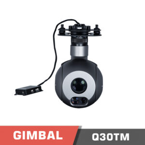 Q30TM gimbal camera, 30x opticla zoom, Object GPS Coordinate Resolving and LRF Gimbal Camera
