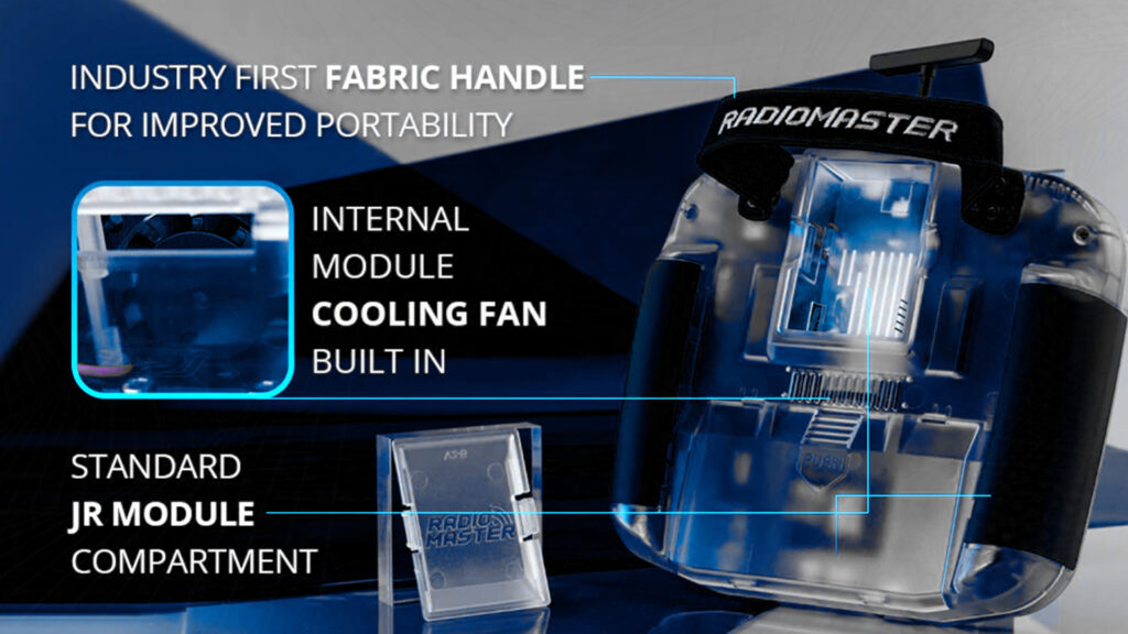 Boxer radio controller transparent m2 cooling