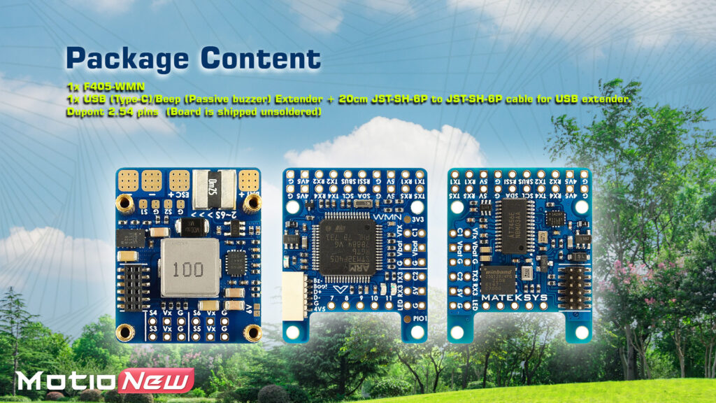 Autopilot f405wmn. 7 - matek f405-wmn flight controller - motionew - 12