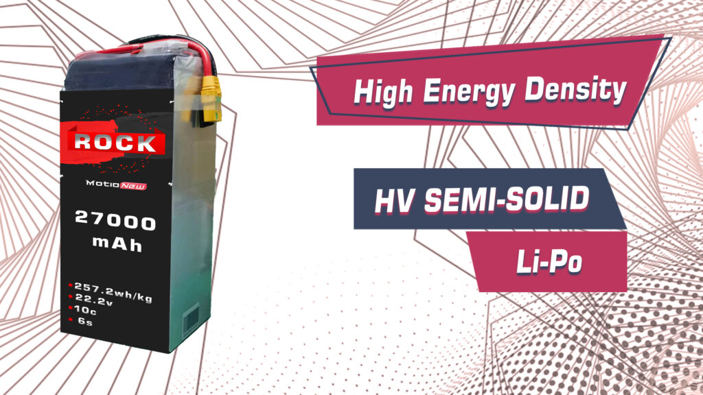 Rock hv battery 6s 27000mah high energy density