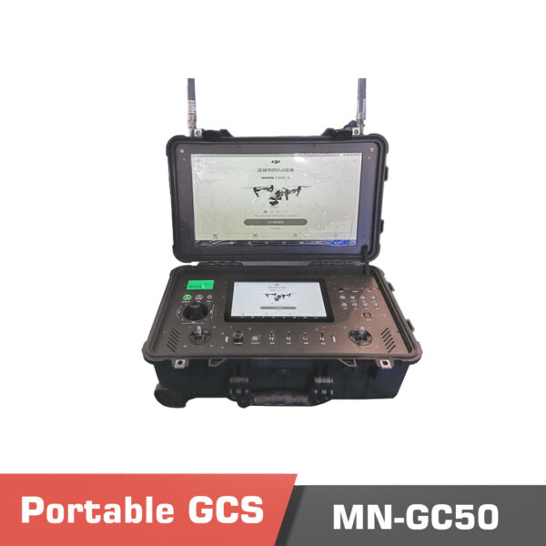 Mn gc50 t1 - mn-gc50 gcs,handheld ground control station,ground control station,suitcase gcs,gcs,radio control,high brightness,high resolution,high brightness screen,1040nit brightness,1000nit brightness,video transmission,control system,data transmission,rc access,ideal for harsh environment,long-range,transparent transmission,lan port,multiple programming mode,remote control,various external input,dual screen,dual screen gcs - motionew - 3