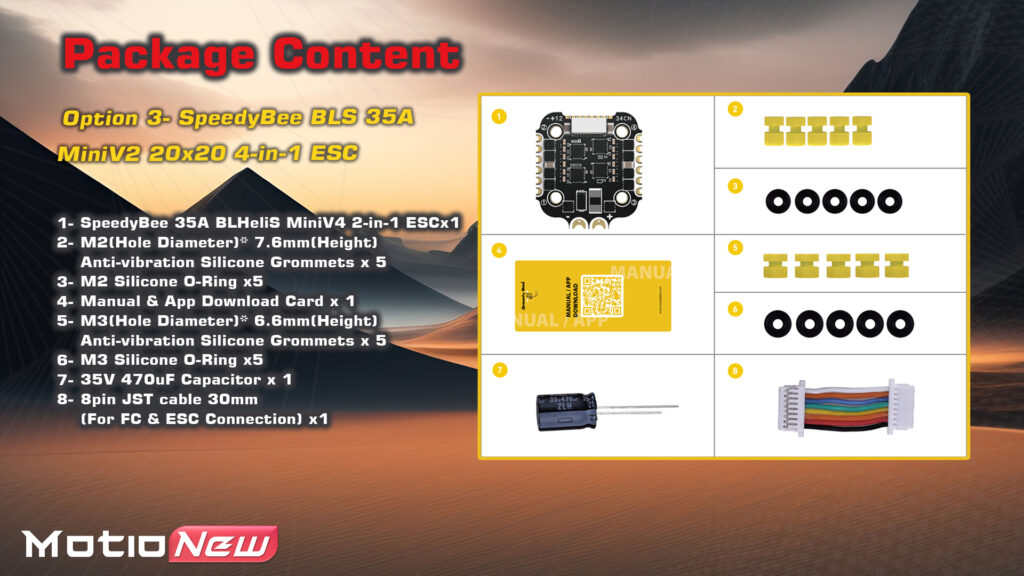 20 - SpeedyBee F405 Mini,SpeedyBee F405 Mini BLS 35A 20x20 Stack,Autopilot,ESC,F405,BEC,PWM control - MotioNew - 28