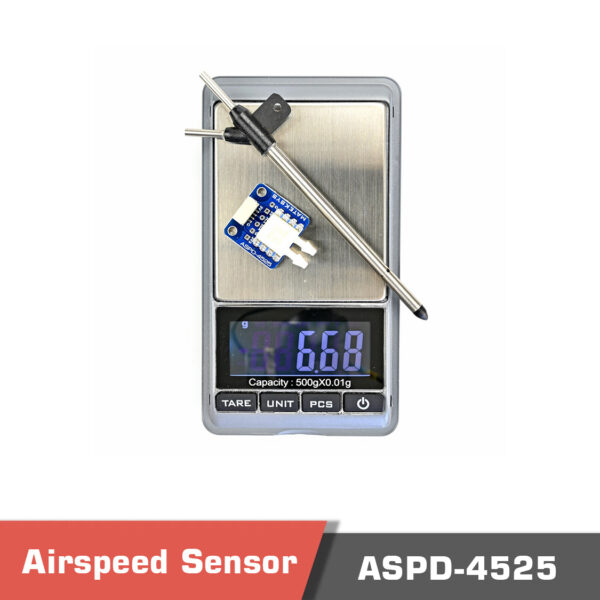 Aspd 4225 5 - matek aspd-4525,aspd-4525 digital airspeed sensor,digital airspeed sensor,airspeed,pitot tube,airspeed sensor,holybro,matek systems - motionew - 7
