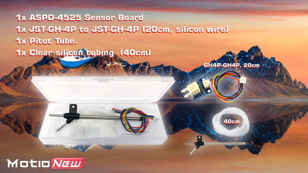 Aspd 4525. 5 - matek aspd-4525,aspd-4525 digital airspeed sensor,digital airspeed sensor,airspeed,pitot tube,airspeed sensor,holybro,matek systems - motionew - 12