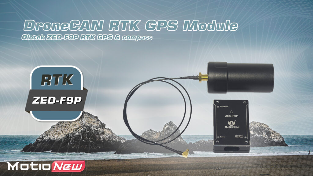 Zed-f9p rtk and compass dronecan module