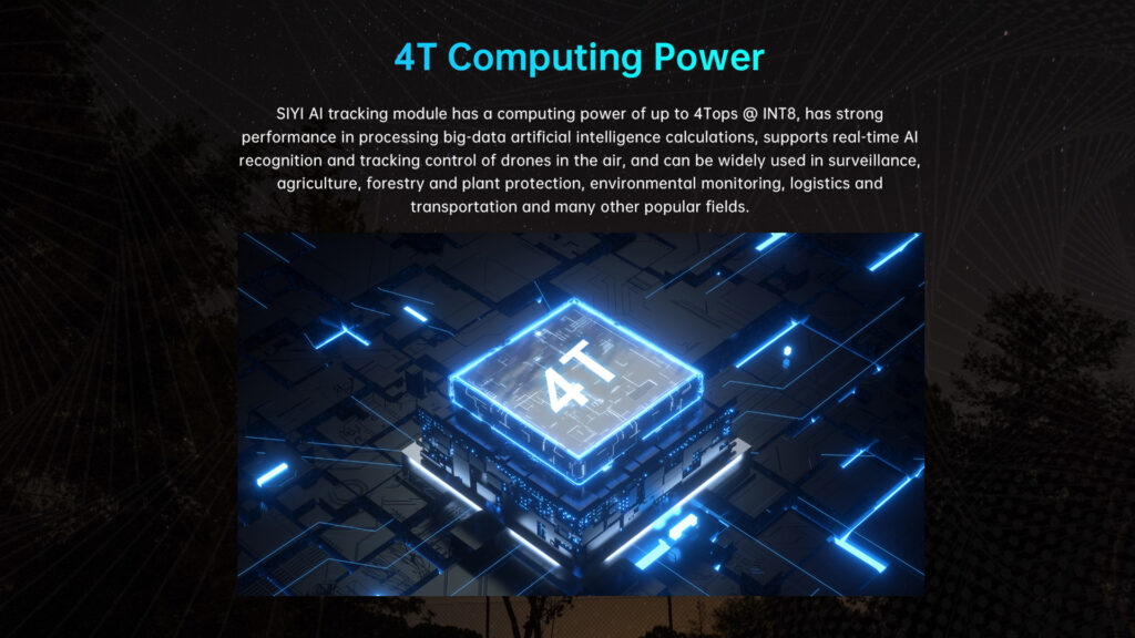 Siyi ai tracking module 4t computing power