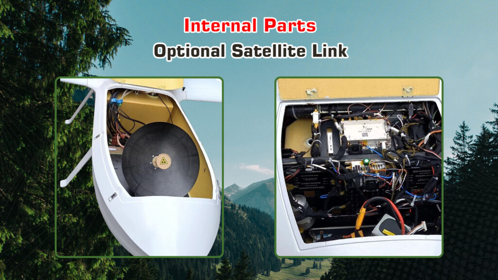 Internal parts and optional satellite link of eule mh675