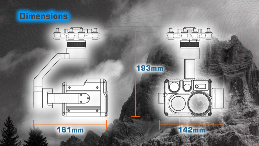 H30n gimbal dimension