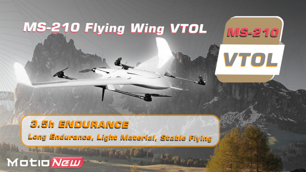 Ms 210 vtol. 1 - ms-210,ms-210 vtol,ms-210 flying wing vtol,flying wing,flying wing vtol drone,long endurance,fixedwing uav,cargo drone,wind resistance,detachable load,mapping drone,detachable payload,surveying drone,fixed-wing uav,heavy lift drone,vertical take-off,vertical landing,redundant sensors,four-axis,eight-propeller rotor,low temperature resistance - motionew - 20