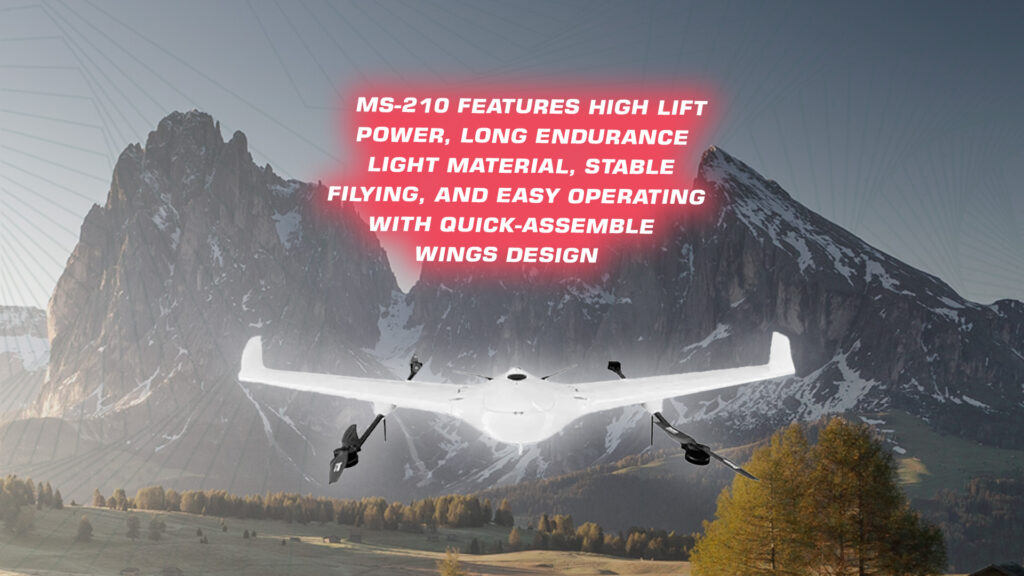 MS 210 VTOL.2 - VTOL Drone - VTOL & Fixed wing Drone - MotioNew - 71