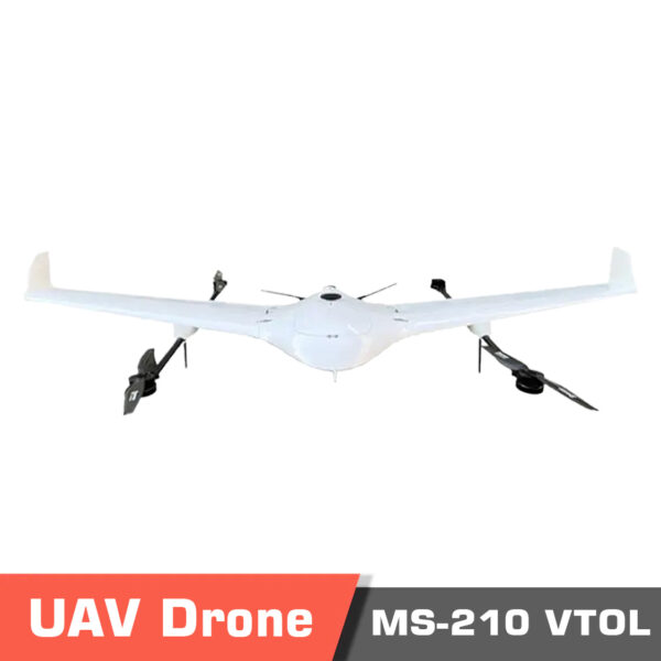 Ms210 2 - ms-210,ms-210 vtol,ms-210 flying wing vtol,flying wing,flying wing vtol drone,long endurance,fixedwing uav,cargo drone,wind resistance,detachable load,mapping drone,detachable payload,surveying drone,fixed-wing uav,heavy lift drone,vertical take-off,vertical landing,redundant sensors,four-axis,eight-propeller rotor,low temperature resistance - motionew - 19