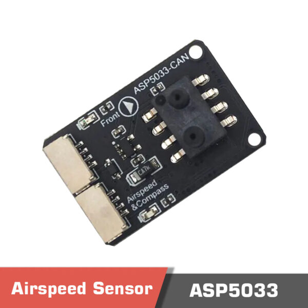 ASP5033.2 - ASP5033,ASP5033 Differential Pressure Sensor,airspeed,Pitot Tube,Airspeed Sensor,Digital CAN Interface Sensor,Dynamic and Static Pressure Sensor,Silicon Pressure Sensor Module,High-Accuracy Differential Pressure Sensor,Pitot Tube Connection Sensor,Flight Control Integration Sensor,Precision Pressure Measurement Module,ASP5033 Sensor for Aerospace,Temperature-Compensated Pressure Sensor,DroneCAN Airspeed,DroneCAN Compass - MotioNew - 3