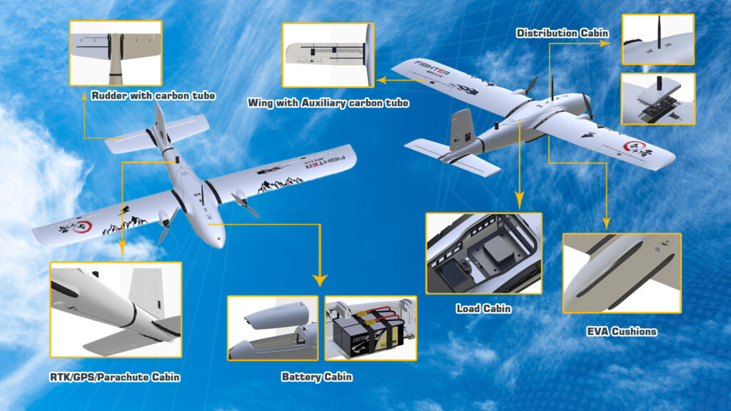 Fighter Hand Throw.3 - VTOL Drone - VTOL & Fixed wing Drone - MotioNew - 25