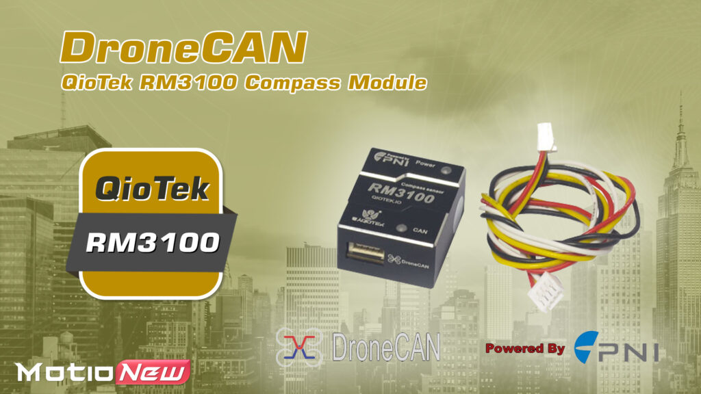 Qiotek rm3100 compass magnetic field sensor