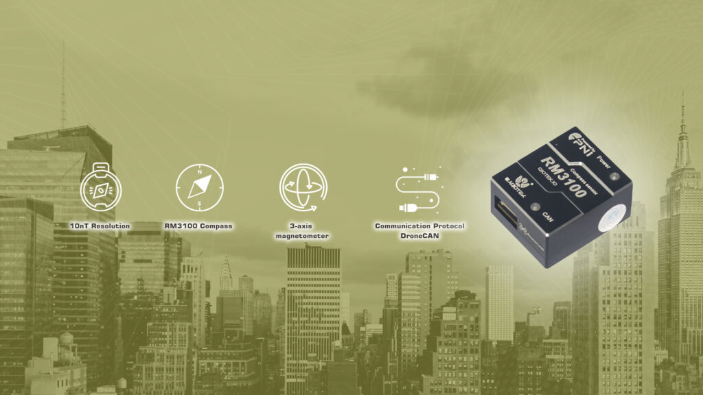Qiotek rm3100. 2 - qiotek rm3100 compass magnetic field sensor - motionew - 4