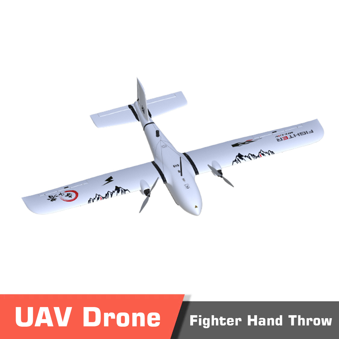 fighter hand throw temp.2 - MFE Fighter VTOL,MFE Fighter,Fixed-Wing Flight Platform,Long Endurance,fixedwing UAV,cargo drone,Aerial Survey Equipment,VTOL Drone for Surveying,Long-Range Aerial Mapping,Precision Agriculture UAV,High-Altitude Surveillance Drone,Engineering Survey UAV,Environmental Monitoring Drone,Drone for Land Surveying - MotioNew - 1