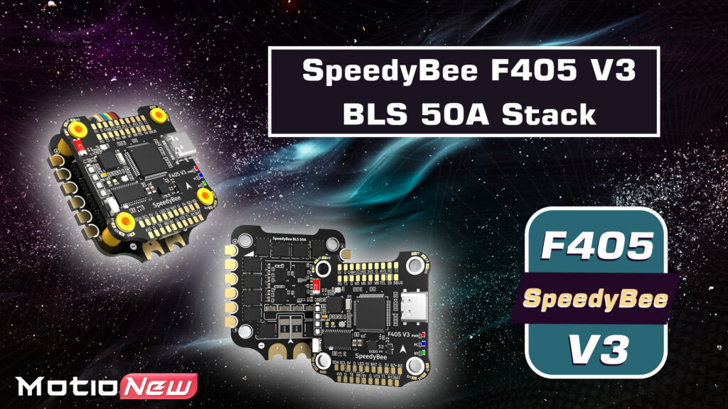 speedybee f405.1 - SpeedyBee F405 v3, SpeedyBee F405 V3 BLS 50A 30x30 Stack, Autopilot, ESC, F405, BEC, PWM control - MotioNew - 9