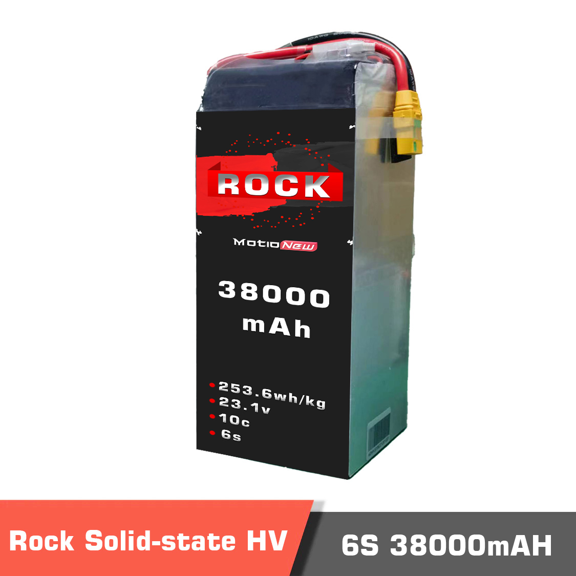 6s38 - ultra rock ultra hv semi solid-state battery,ultra hv semi solid-state battery,6s 88000mah high voltage lipo battery,6s 88000mah hv lipo battery,solid-state lipo battery,lipo battery,drone battery,6s battery,high energy density battery,uav,drone,vtol - motionew - 1