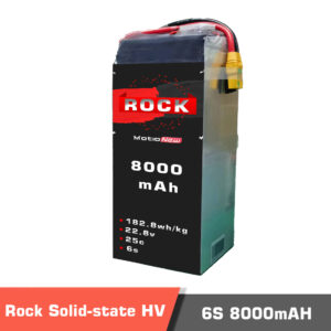 ROCK HV Semi Solid-State Battery, 6s 8000mAh LiPo