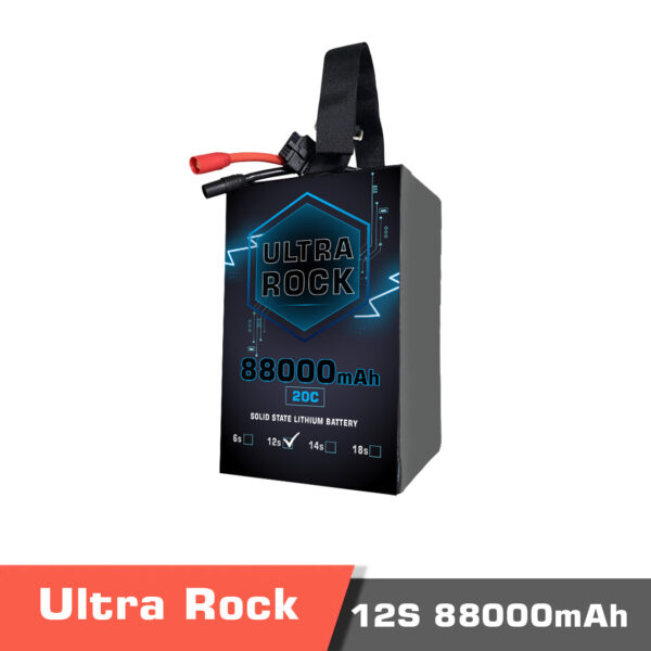 88000 12s temp - Ultra Rock Ultra HV Semi Solid-State Battery,Ultra HV Semi Solid-State Battery,12S 88000mAh high voltage LiPo Battery,12S 88000mAh HV LiPo Battery,Solid-state LiPo battery,lipo battery,drone battery,12s battery,high energy density battery,UAV,drone,vtol - MotioNew - 3