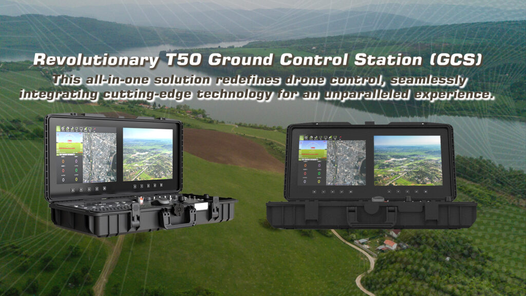 GCS T50.3 - T50 GCS,Handheld Ground Control Station,Ground Control Station,suitcase GCS,GCS,Radio Control,high brightness,high resolution,high brightness screen,1040nit brightness,1000nit brightness,Video Transmission,Control System,data transmission,RC access,ideal for harsh environment,long-range,transparent transmission,LAN port,multiple programming mode,remote control,Various external input,dual screen,dual screen gcs - MotioNew - 14