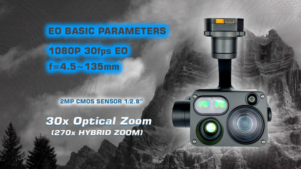 Mgt30b gimbal camera eo basic parameters