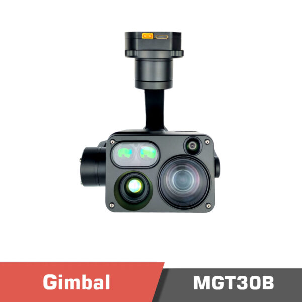 Mgt30b temp2 - mgt30b gimbal camera,ethernet,laser range finder,30x optical zoom,professional 3-axis high-precise foc program,hdmi,ai smart identify tracking,3-axis stabilizer,lightweight gimbal camera,uav ugv usv rc planes,small gimbal camera,s. Bus / uart / udp control signal input ports,s. Bus control signal output port,high-precise foc program - motionew - 4