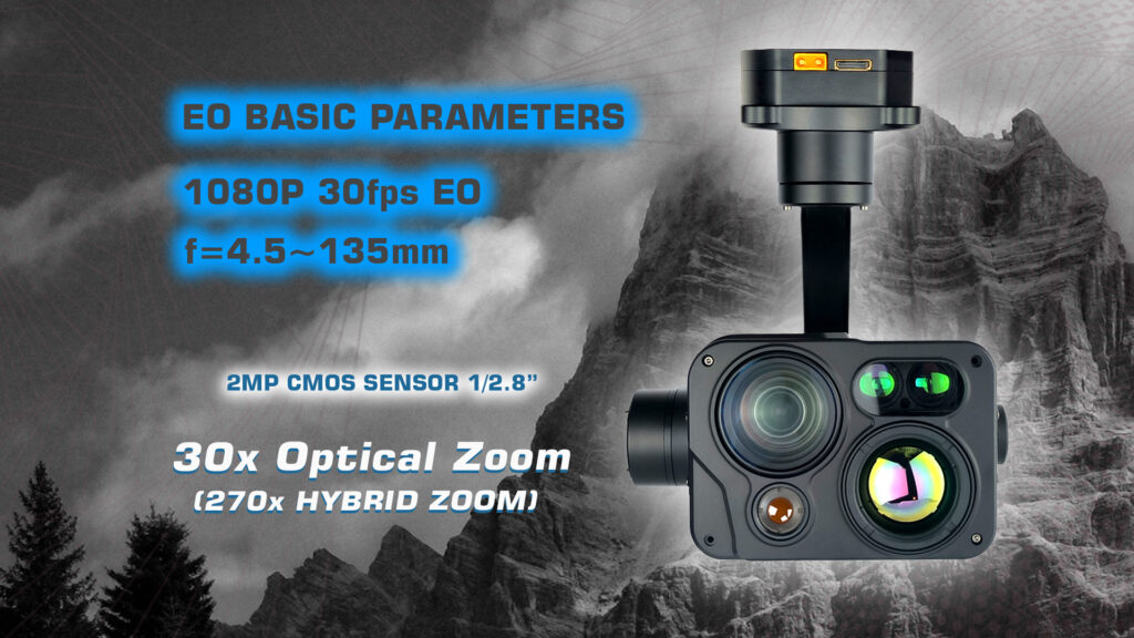 Mgt30c gimbal camera eo basic parameters