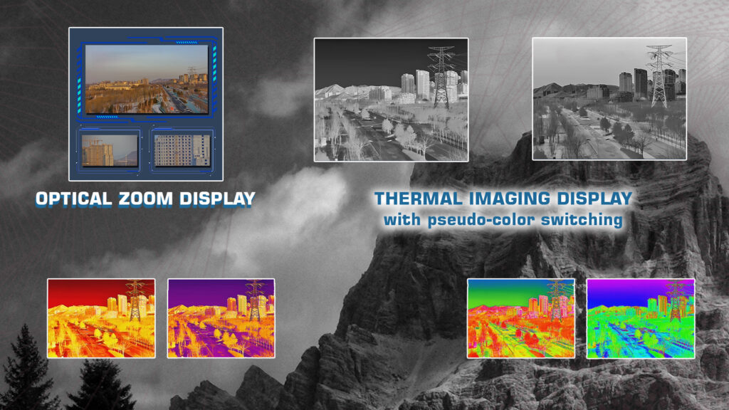 Mgt30c gimbal camera display