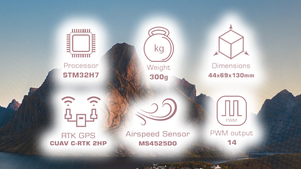 MUFP7C.2 - MUF-P7C,MUF-P7C Flight Controller,Pixhawk X7+,Flight Controller,pixhawk,x7 plus pro,Autopilot system,UAV flight controller,CUAV Pixhawk X7+,STM32H7 processor,RTK GPS,Dual-antenna GPS,Airspeed sensor MS4525DO,Aviation aluminum case,CUAV C-RTK 2HP,UAV navigation system,UAV components - MotioNew - 16