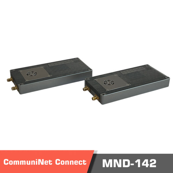 communiNet Connect MND 142temp.10 - CommuniNet MND-142, transmission system, dual-link transmission system, remote control, data transmission, short distance, 1400MHz frequency band, Industrial grade, NLOS data transmission, for UAV and robot, Multi indicators, telemetry, dual link transmission system, data link, radio RC, 2W transmission power, 33dbm transmission power, 2W datalink, 33dbm datalink - MotioNew - 9