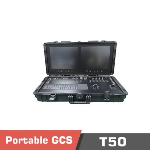 t50 temp.3 - T50 GCS,Handheld Ground Control Station,Ground Control Station,suitcase GCS,GCS,Radio Control,high brightness,high resolution,high brightness screen,1040nit brightness,1000nit brightness,Video Transmission,Control System,data transmission,RC access,ideal for harsh environment,long-range,transparent transmission,LAN port,multiple programming mode,remote control,Various external input,dual screen,dual screen gcs - MotioNew - 5