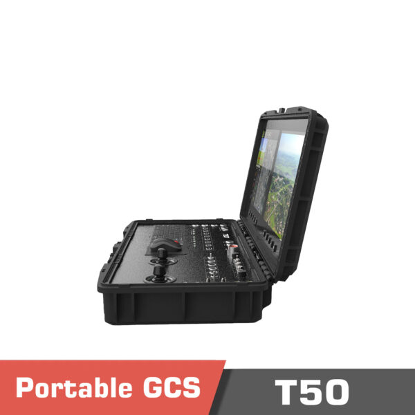 t50 temp.8 - T50 GCS,Handheld Ground Control Station,Ground Control Station,suitcase GCS,GCS,Radio Control,high brightness,high resolution,high brightness screen,1040nit brightness,1000nit brightness,Video Transmission,Control System,data transmission,RC access,ideal for harsh environment,long-range,transparent transmission,LAN port,multiple programming mode,remote control,Various external input,dual screen,dual screen gcs - MotioNew - 10