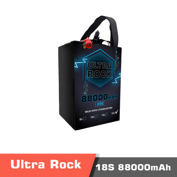 ultra rock 88000 18s temp - Ultra Rock Ultra HV Semi Solid-State Battery,Ultra HV Semi Solid-State Battery,18S 88000mAh high voltage LiPo Battery,18S 88000mAh HV LiPo Battery,Solid-state LiPo battery,lipo battery,drone battery,18s battery,high energy density battery,UAV,drone,vtol - MotioNew - 3