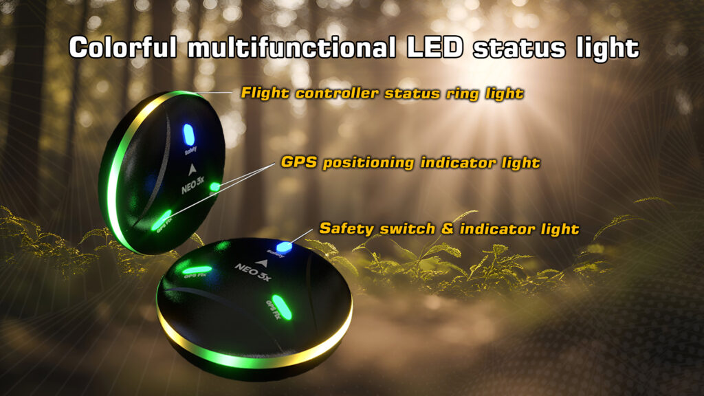 Colorful multifunctional led status light of cuav neo 3x