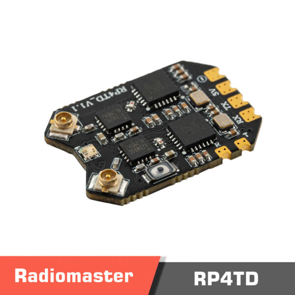 Radiomaster RP4TD.temp4 - RadioMaster RP4TD,2.4GHz RC Control Receiver,ExpressLRS,ELRS,2.4GHz Radio Receiver,Nano receiver,ExpressLRS 2.4GHz receiver,Improved PCB design,Compact receiver,On-board SMT antenna,CRSF bus interface,RC control system upgrade,2.4GHz ISM Band RC Receiver,Heat dissipation capabilities,High-Performance RC Receiver,Impressive Range and Responsiveness Receiver,High refresh rate receiver,Reliable signal reception - MotioNew - 6