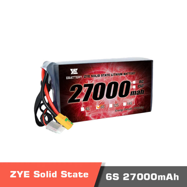 27000 6s temp. 2 - zye power ultra hv semi solid-state battery, ultra hv semi solid-state battery, 6s 27000mah high voltage lipo battery, 6s 27000mah hv lipo battery, solid-state lipo battery, lipo battery, drone battery, 6s battery, high energy density battery, uav, drone, vtol, zye power, zye power battery - motionew - 4