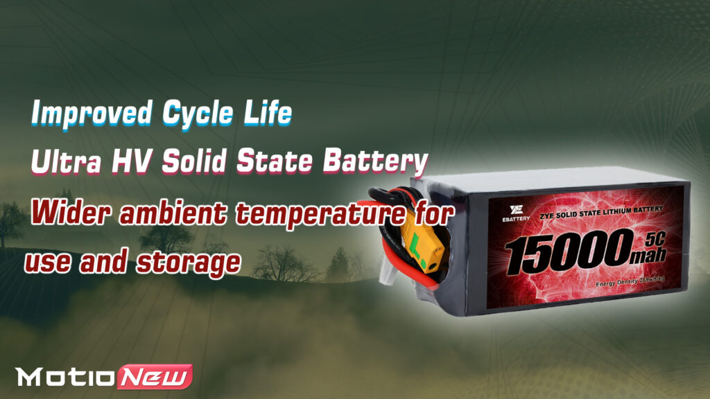 Improved cycle life of battery 6s 15000mah