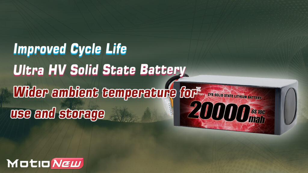 Improved cycle life of battery 6s 20000mah