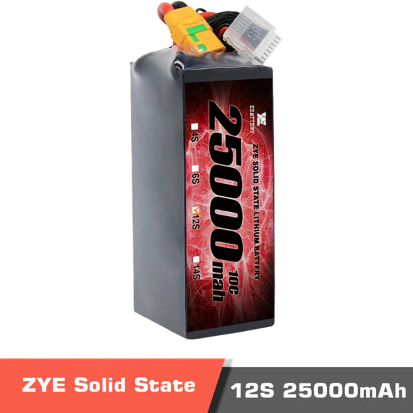 temp25000 12s.2 - ZYE Power Ultra HV Semi Solid-State Battery,Ultra HV Semi Solid-State Battery,12S 25000mAh high voltage LiPo Battery,12S 25000mAh HV LiPo Battery,Solid-state LiPo battery,lipo battery,drone battery,14s battery,high energy density battery,UAV,drone,vtol,ZYE Power,ZYE power Battery - MotioNew - 3