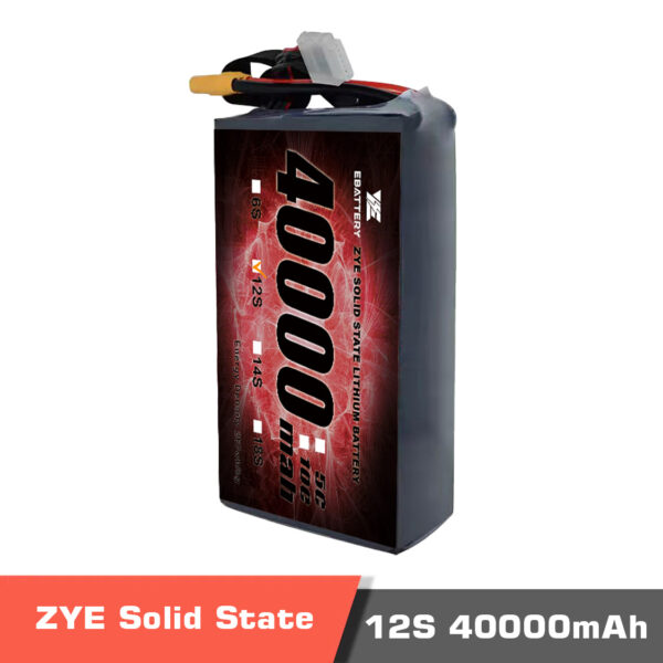 temp40000 12s.1 - ZYE Power Ultra HV Semi Solid-State Battery,Ultra HV Semi Solid-State Battery,12S 40000mAh high voltage LiPo Battery,12S 40000mAh HV LiPo Battery,Solid-state LiPo battery,lipo battery,drone battery,14s battery,high energy density battery,UAV,drone,vtol,ZYE Power,ZYE power Battery - MotioNew - 3