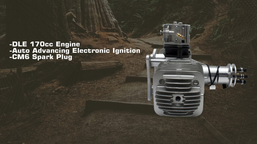 Auto Advancing Electrical ignition and CM6 Spark plug and DEL 170cc Engine 