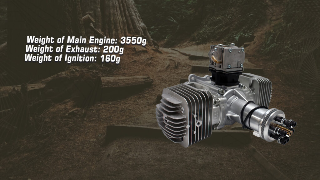 Weight of DLE 170