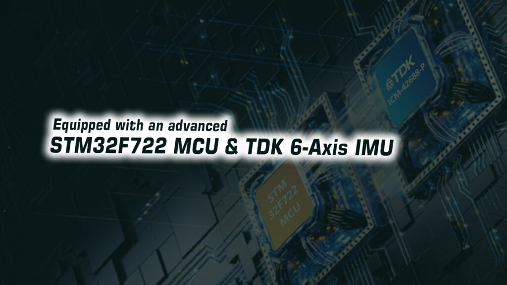 Radiomaster NEXUS is Equipped with an advanced STM32F722 MCU & TDK 6-Axis IMU 