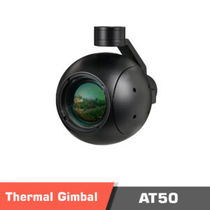 AT50 Gimbal Camera, 50mm 640×512 IR Thermal with AI Automatic Tracking
